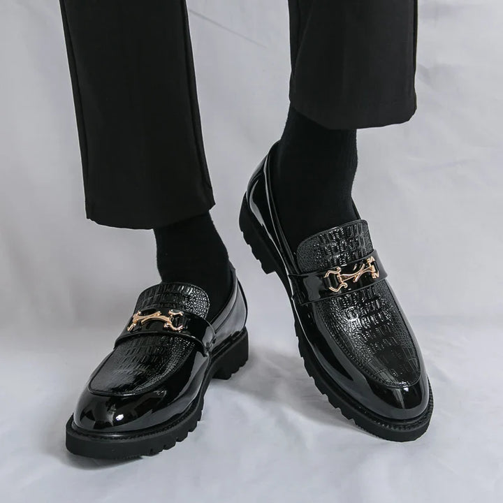 Arthur Patent Chain Loafers