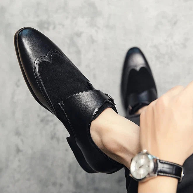 Travis Tartan Monk Strap Shoes