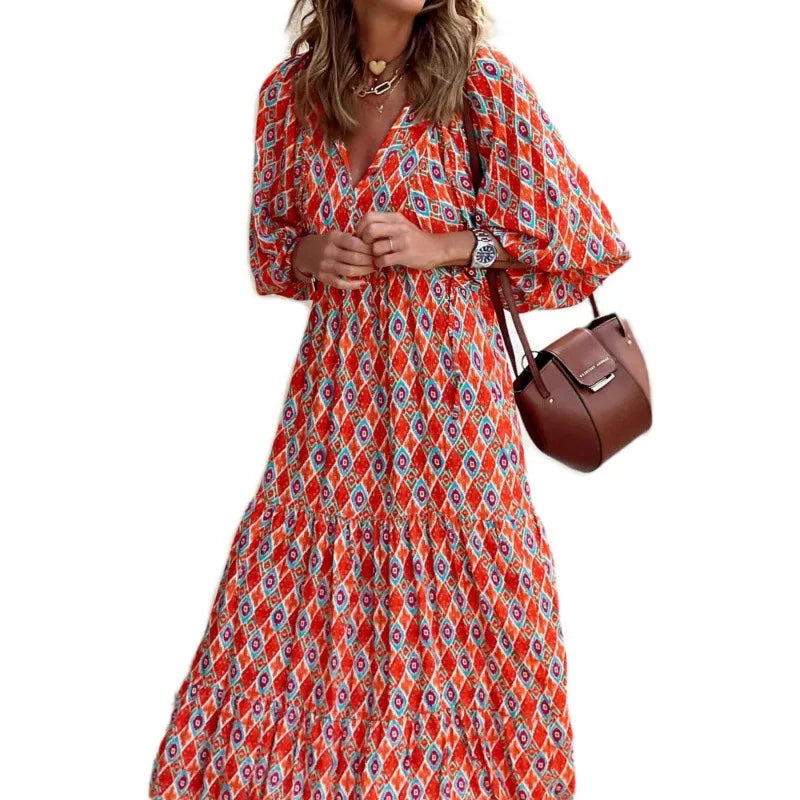 Jacinta Effortless Floral Boho Maxi Dress