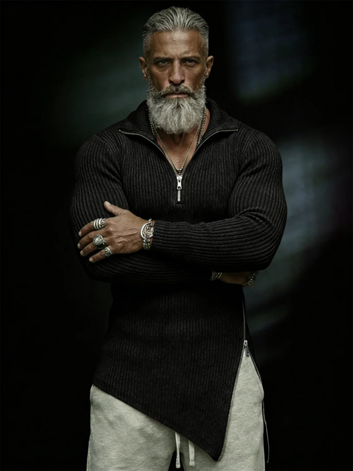Jacob Quater Zip Knit Sweater