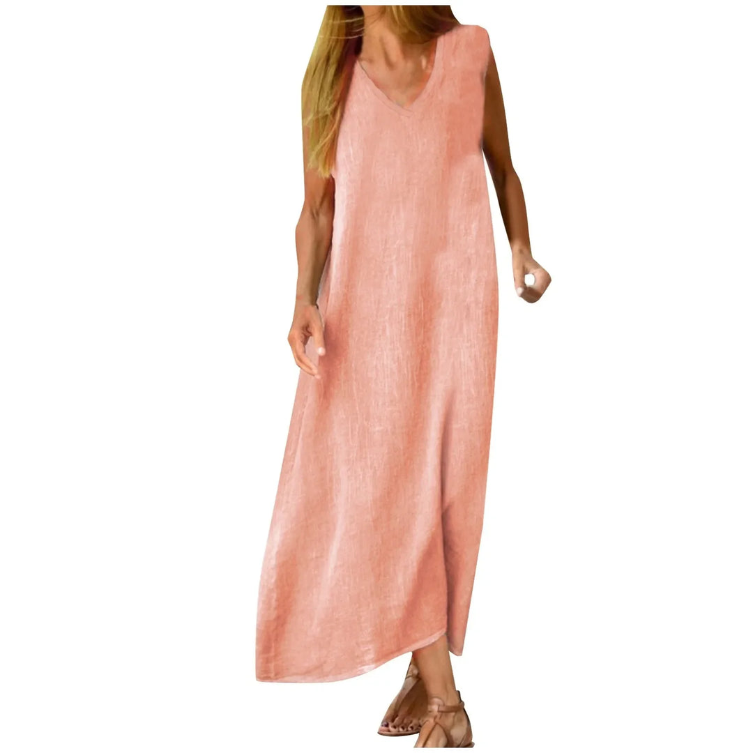 Audrey Casual Summer Maxi Dress