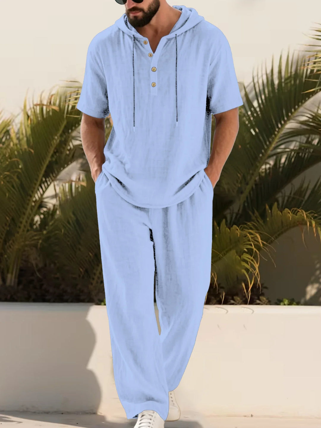 Brooks Relaxed Henley Trouser Set