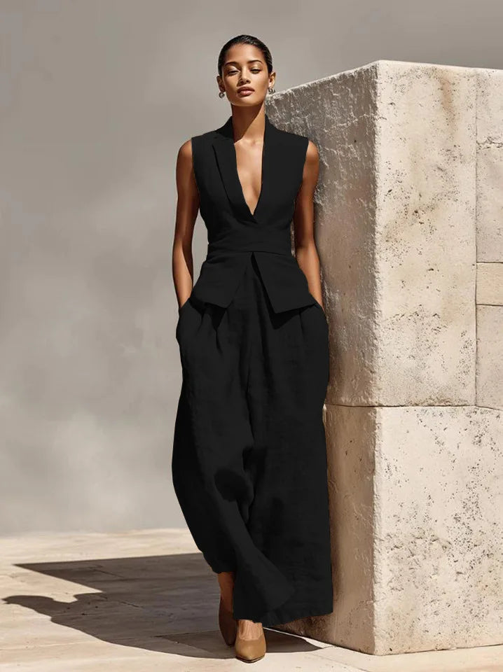 Bea Elegant Tailored Two-Piece Set