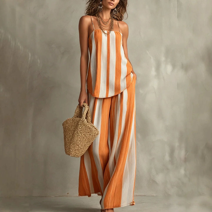 Raegan Striped Matching Set