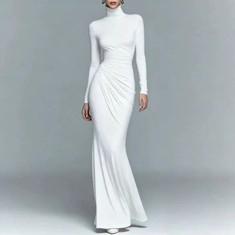 Adriana Turtleneck Maxi Dress