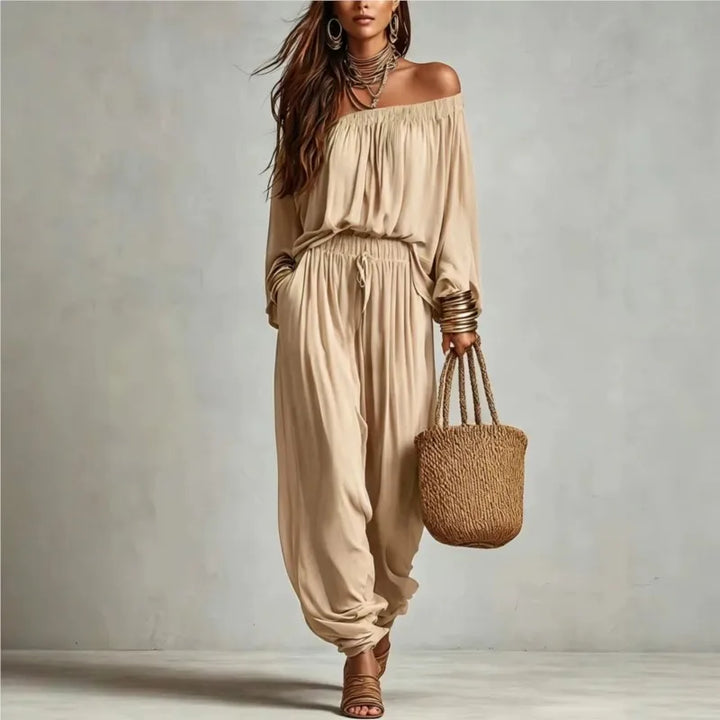 Quinn Off Shoulder Harem Set