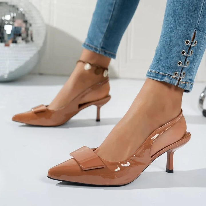 Connie Pointed Slingback Heels