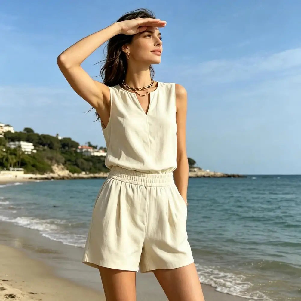 Amara Relaxed Summer Shorts Set