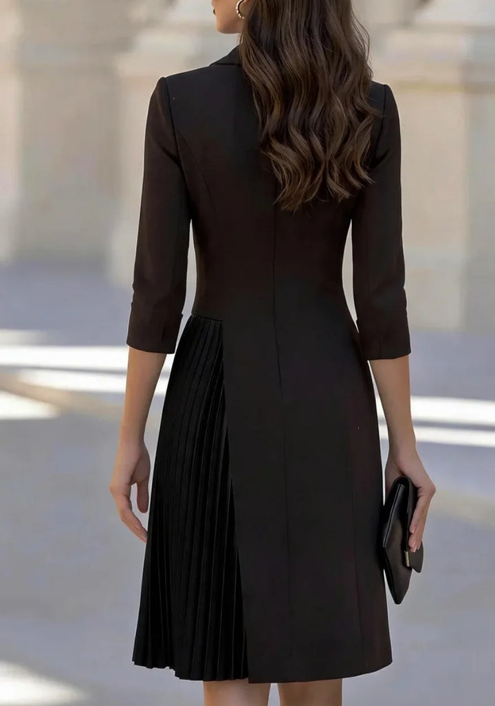 Laureen Pleated Blazer Dress