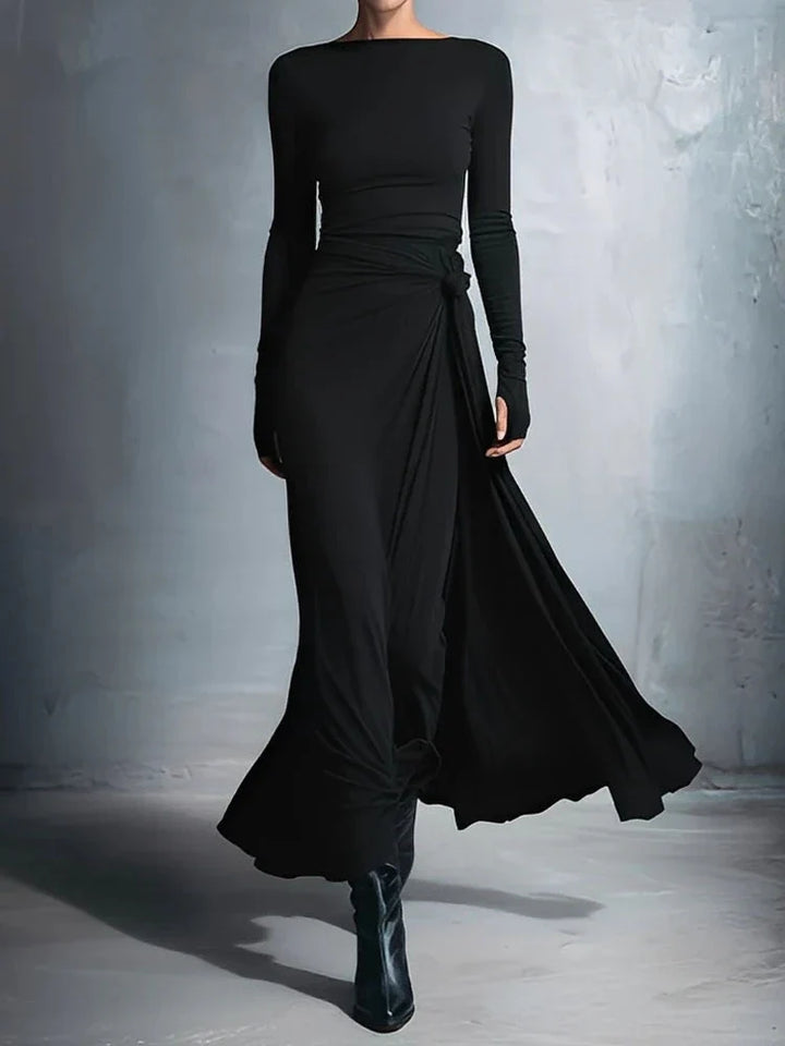 Sabrielle Twisted Waist Maxi Dress