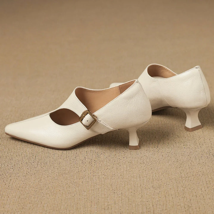 Yasmine Leather Dress Pumps