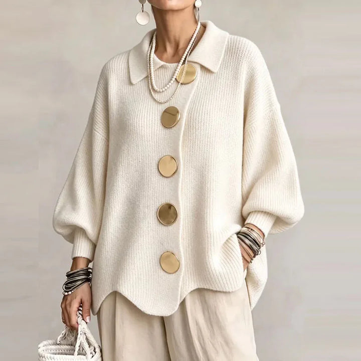 Amara Comfortable Button Cardigan
