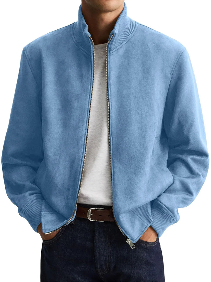 Felix Suede Look Bomber Jacket