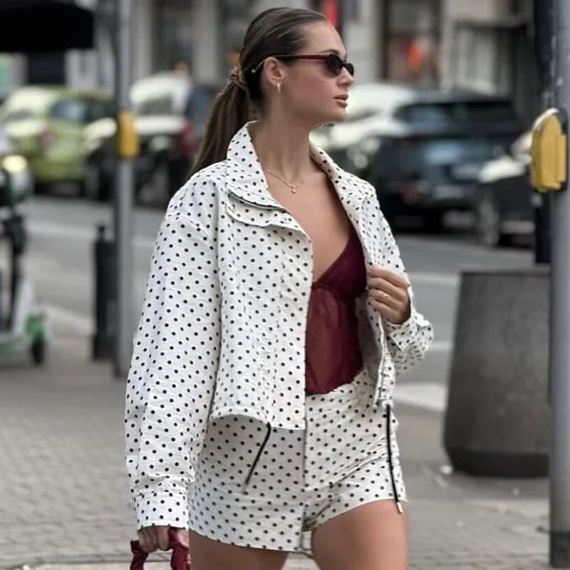 Darlene Cropped Bomber Jacket