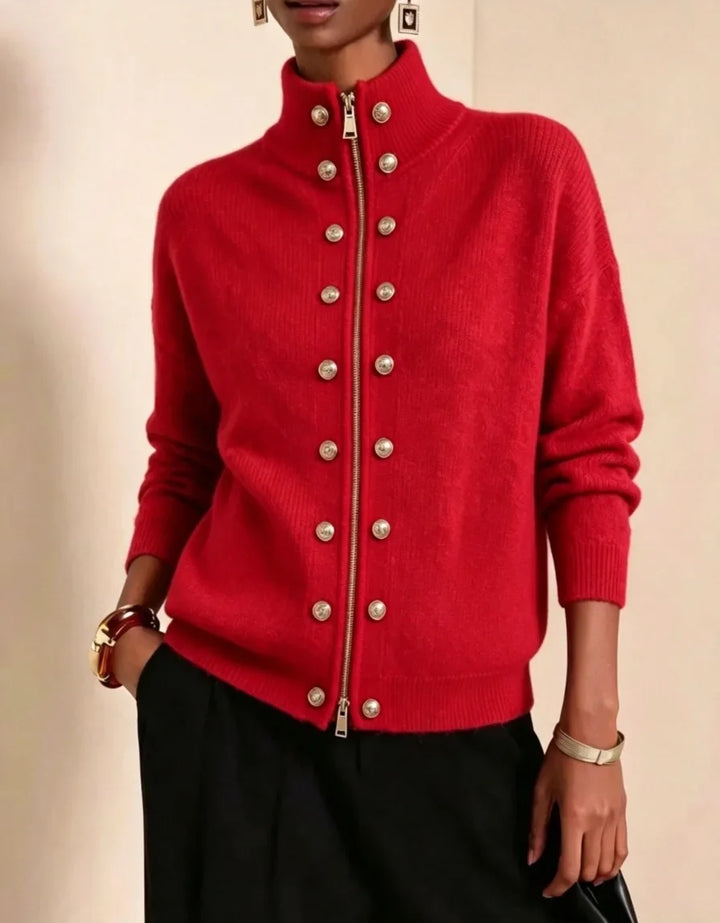 Emerald Double Button Cardigan