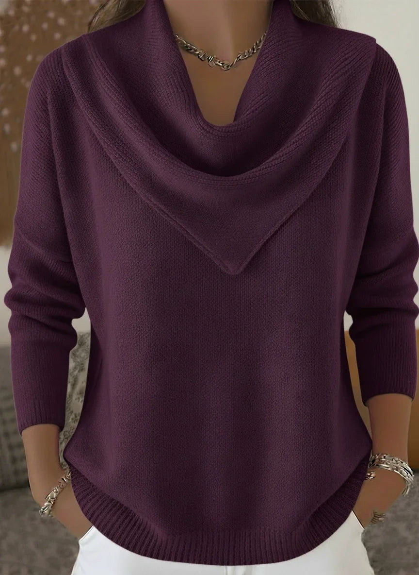 Amelina Cowl Neck Sweater
