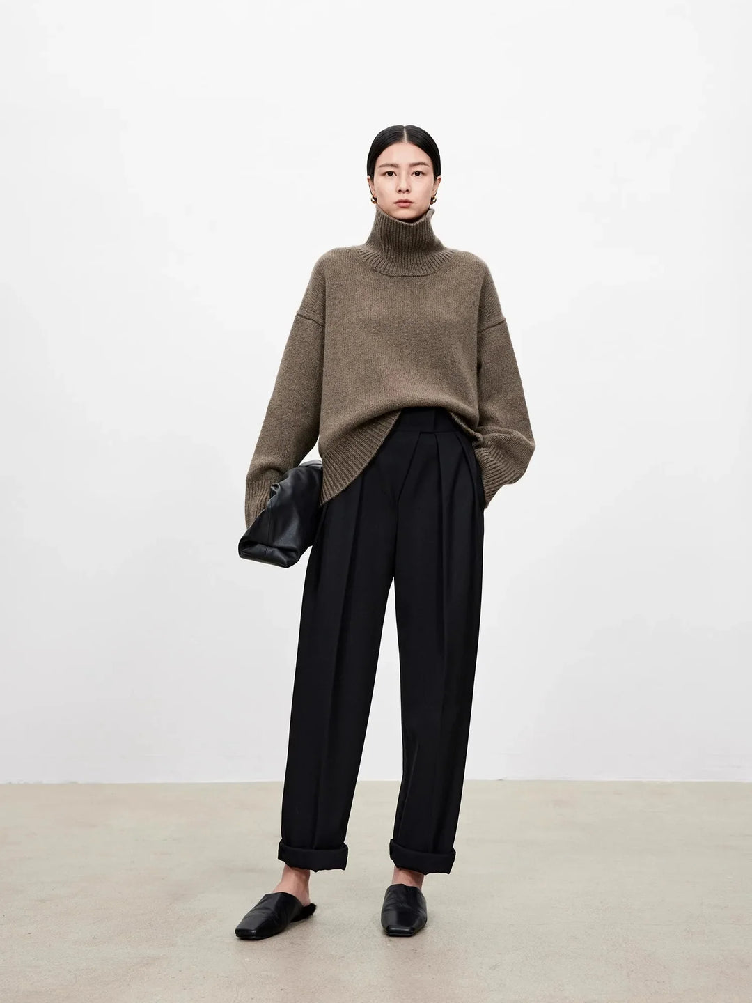 Halcyon Turtleneck Cashmere Pullover