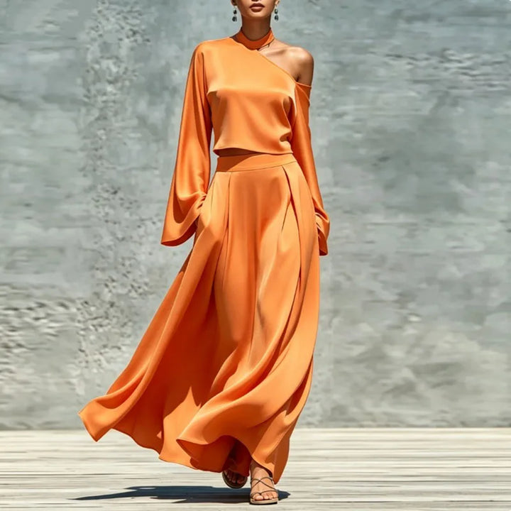Taliyah Asymmetrical Maxi Skirt Set