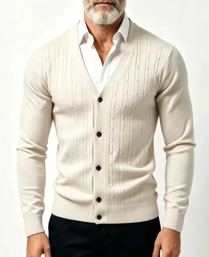 Desmond Cable Knit Cardigan