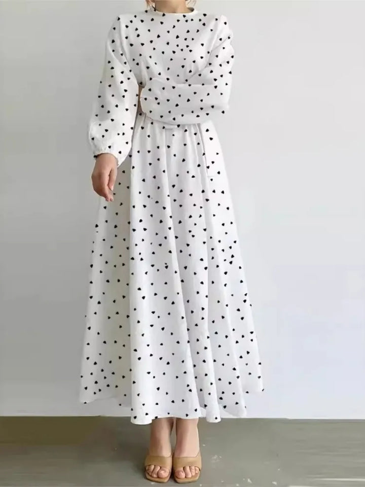 Mya  Polka Dot Maxi Dress