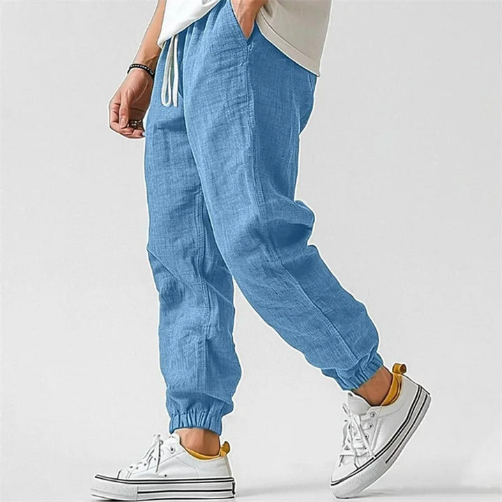 Landon Cotton Linen Jogger Pants