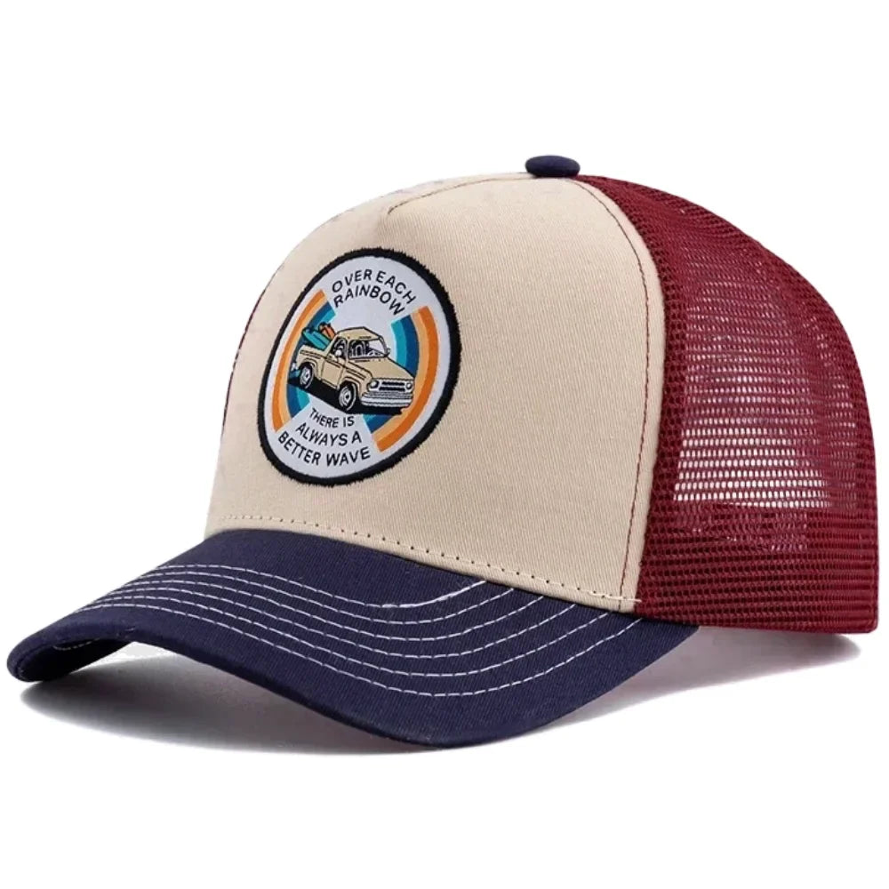 Aidan Embroidered Trucker Cap