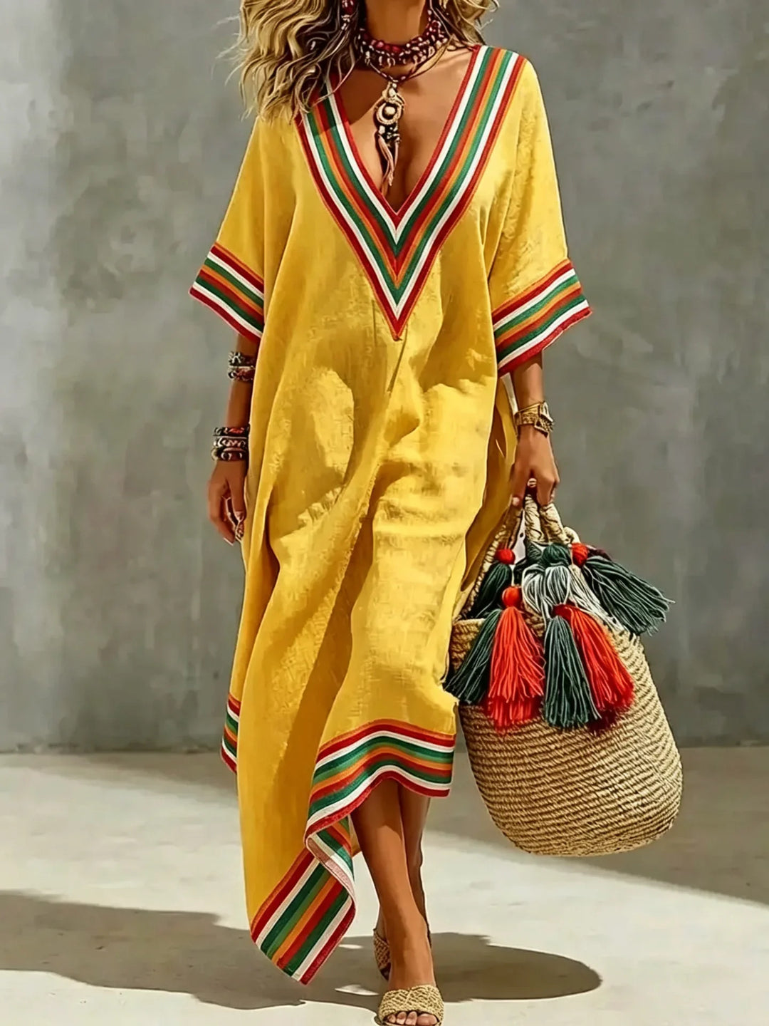 Saskia Boho Relaxed Maxi Dress