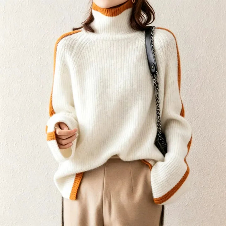 Knisley Contrast Trim Sweater
