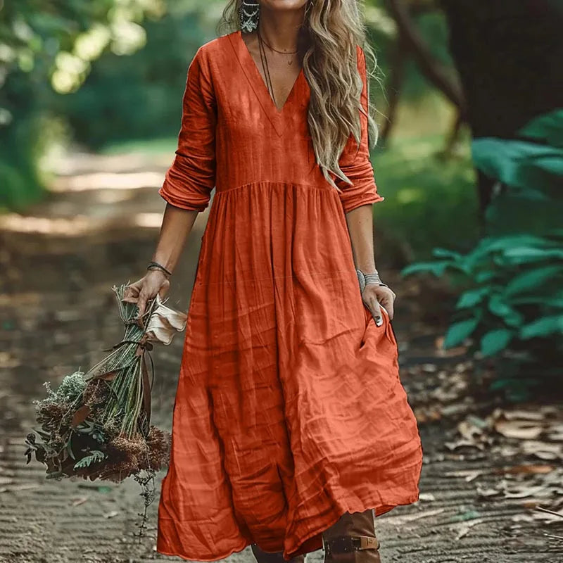 Leonara Long Sleeve Maxi Dress