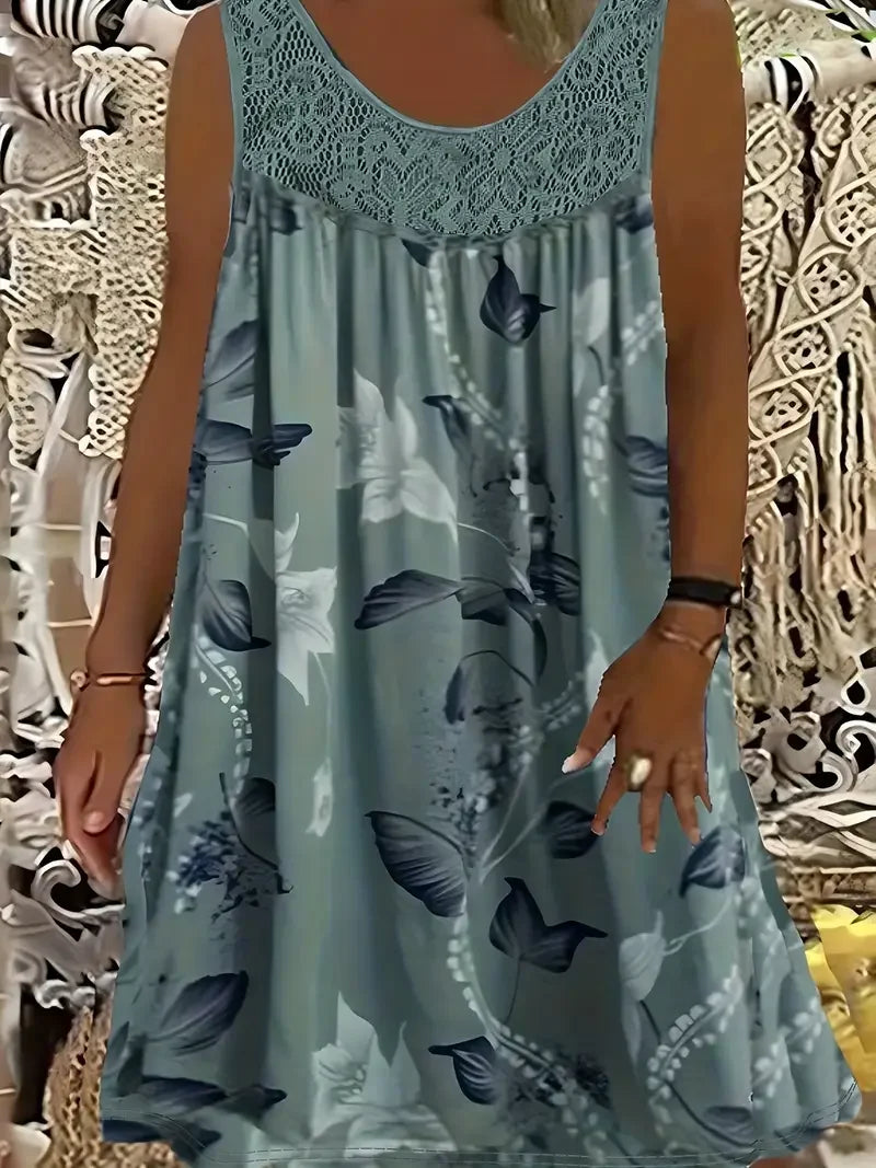 Daniela Casual Floral Midi Dress