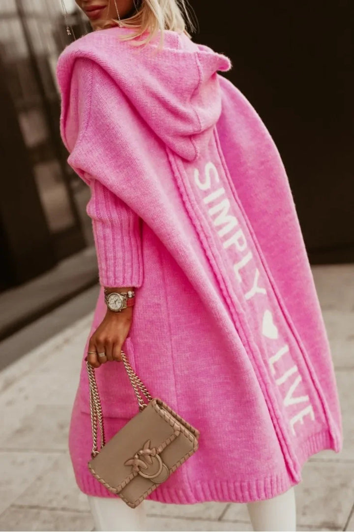 Merideth Hooded Longline Cardigan