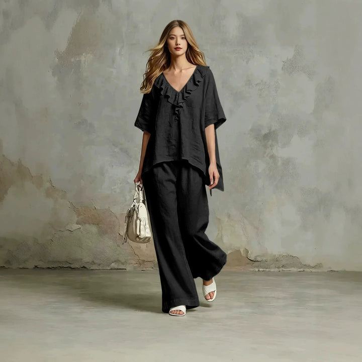 Zaria Relaxed Fit Two Piece Set