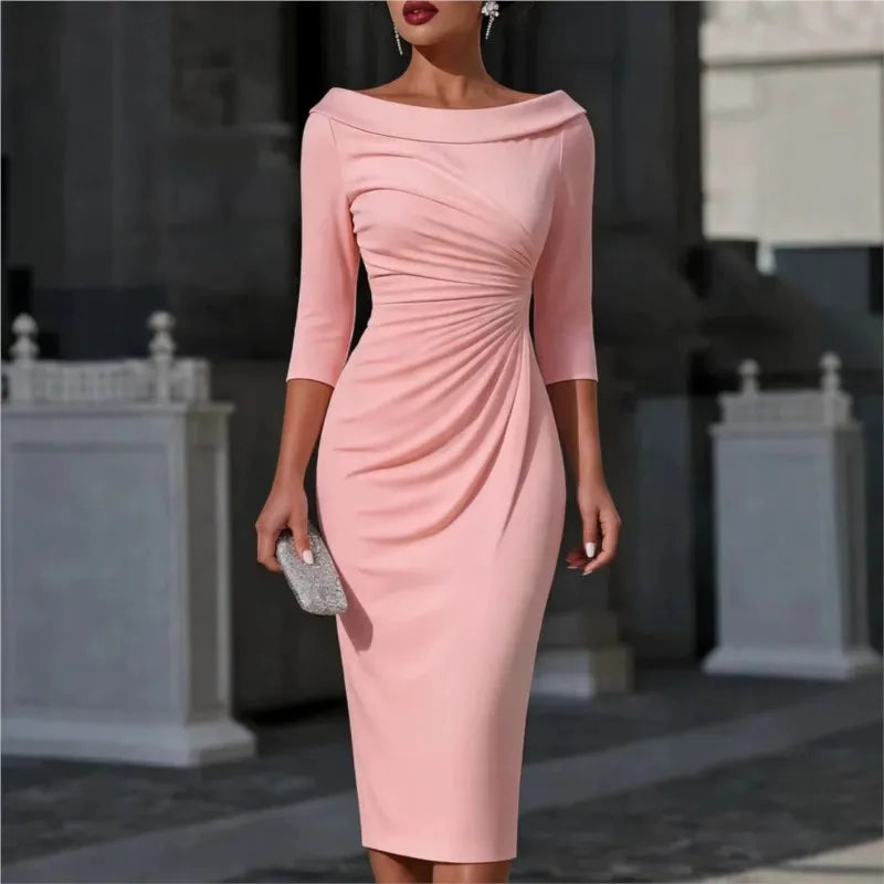Cecelia Ruched Sheath Dress