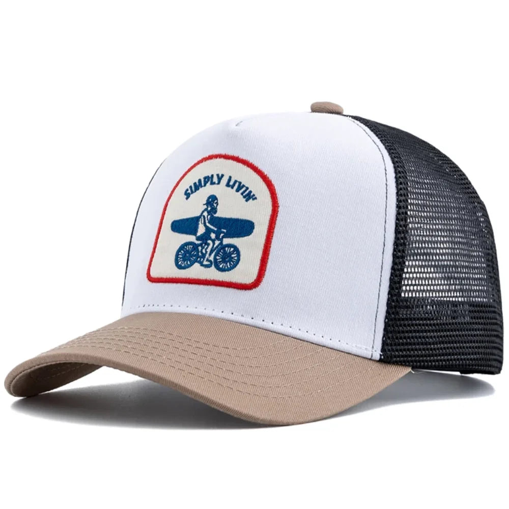 Aidan Embroidered Trucker Cap
