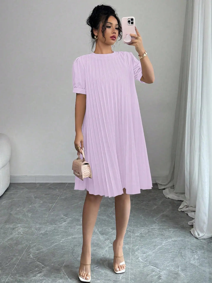 Cindy Pleated Midi Dress