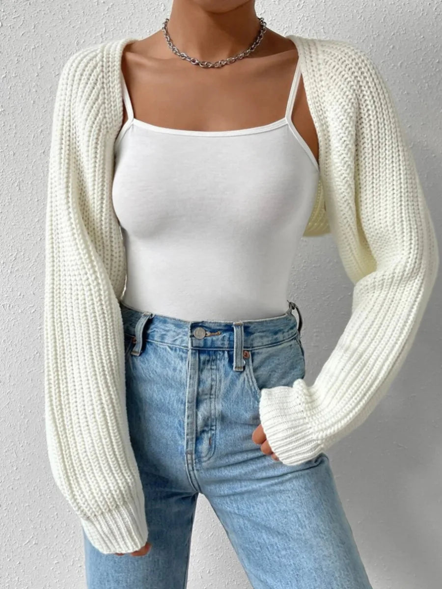 Paloma Ribbed Knit Shrug