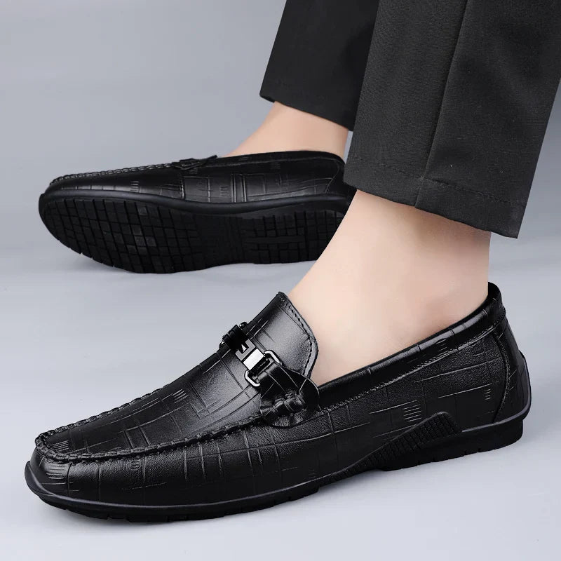 Logan Leather Dress Loafers