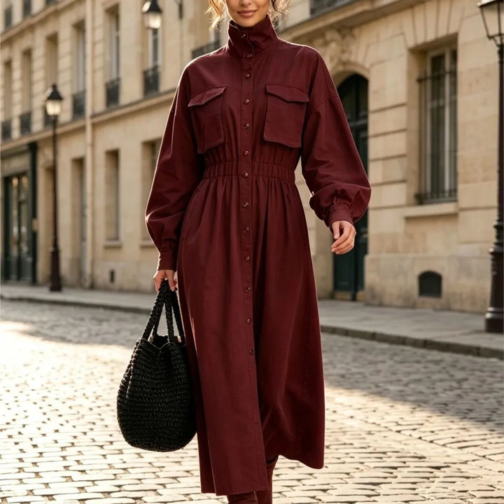 Harriet Flap Pocket Shirt Dress