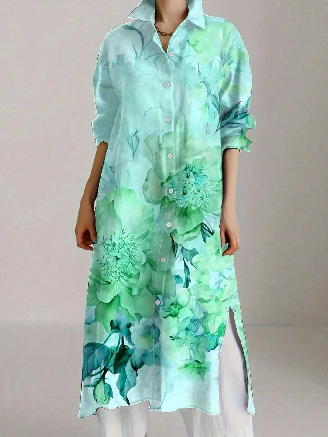 Claire Floral Print Maxi Dress