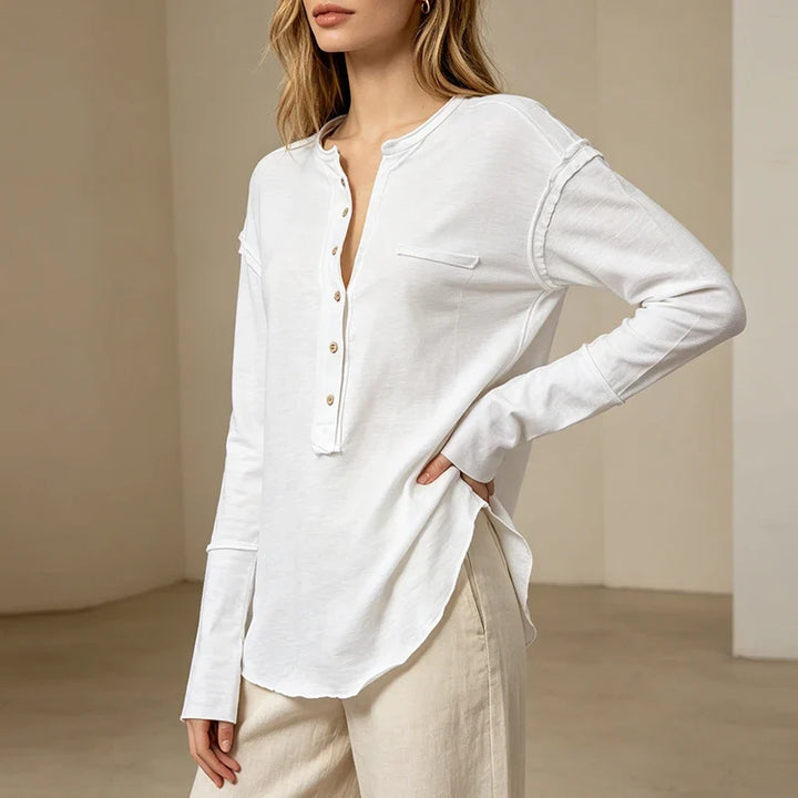 Kennedi Loose Collared Blouse