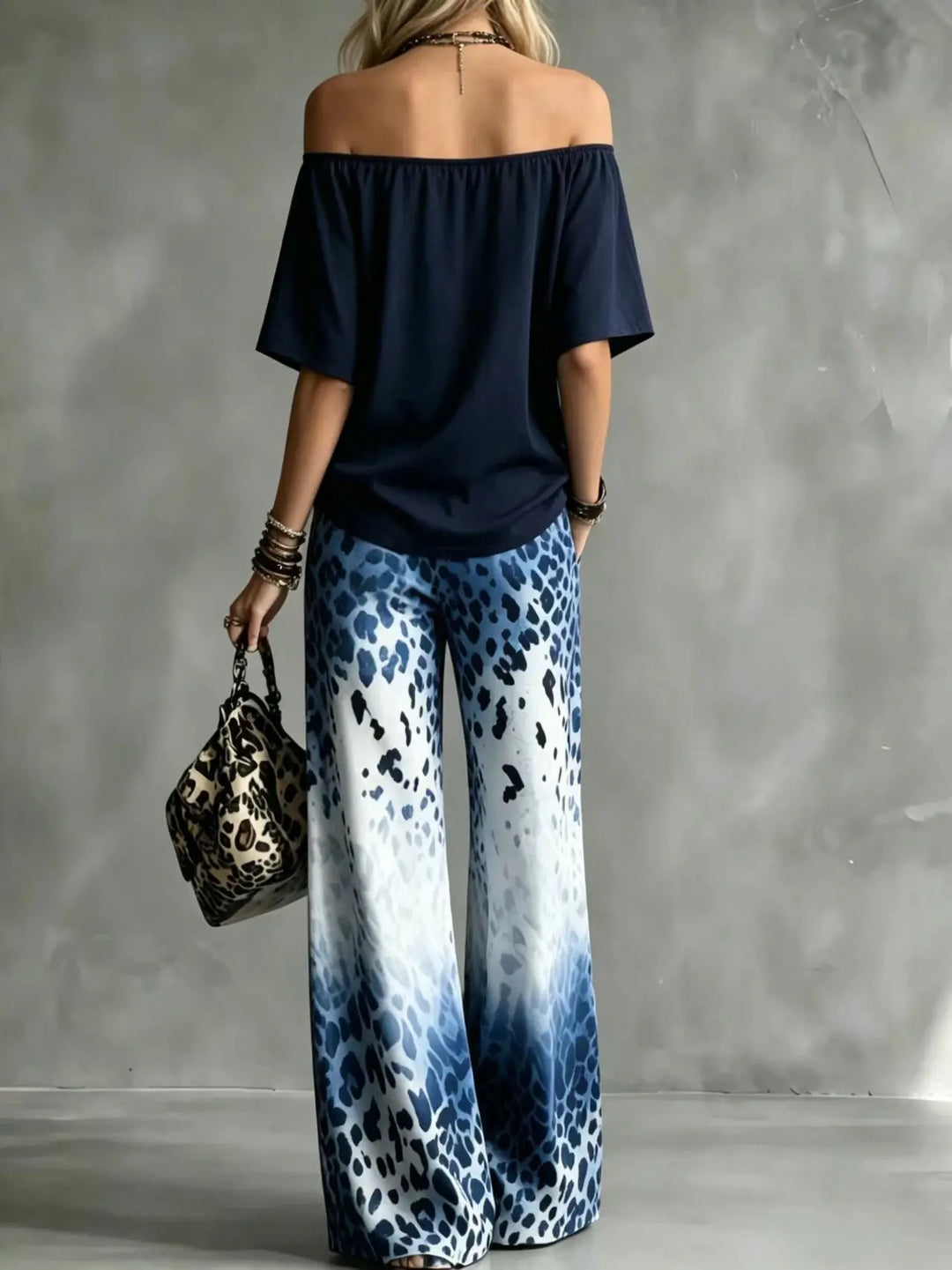 Maya Off Shoulder Trouser Set