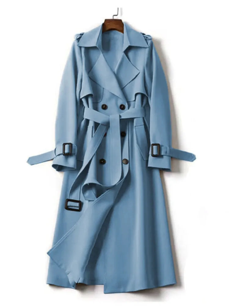 Marguerite Belted Waist Trench Coat