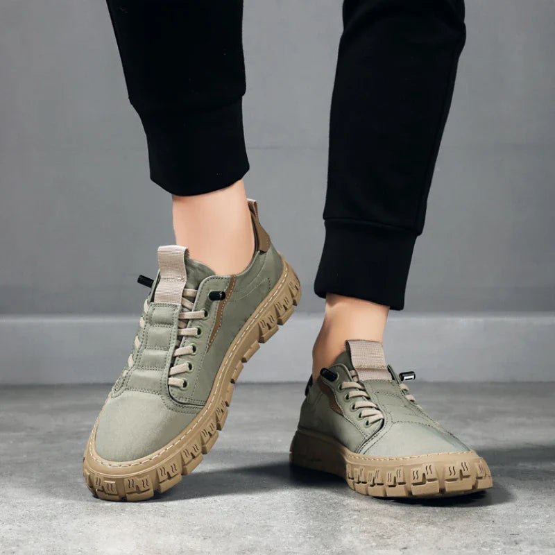 Carlos Breathable Lace Up Sneakers