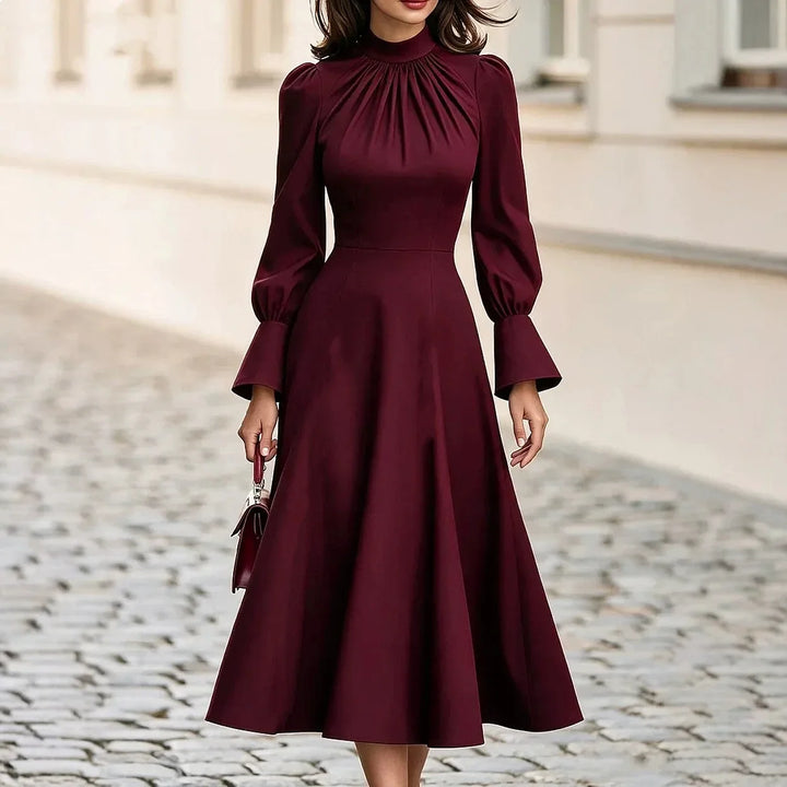Larkspur Flared Cuff Midi Dress