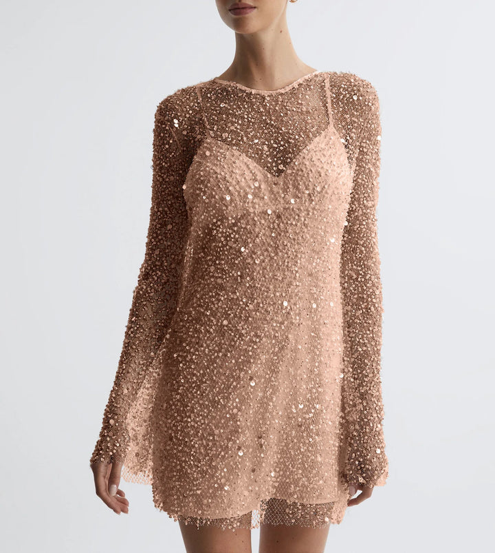 Ingrid Midnight Sequin Mini Dress