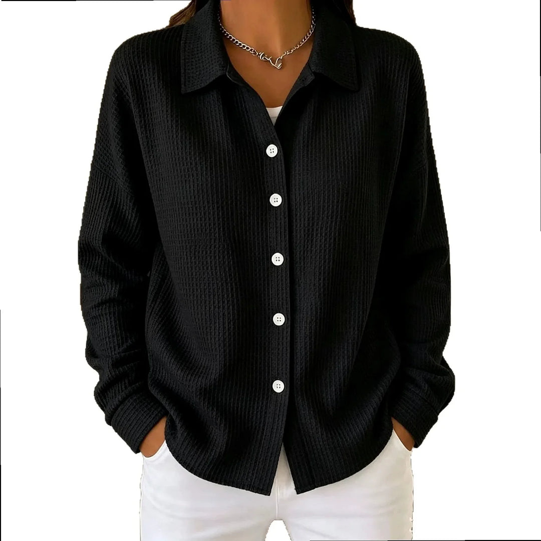 Marisette Button Front Blouse