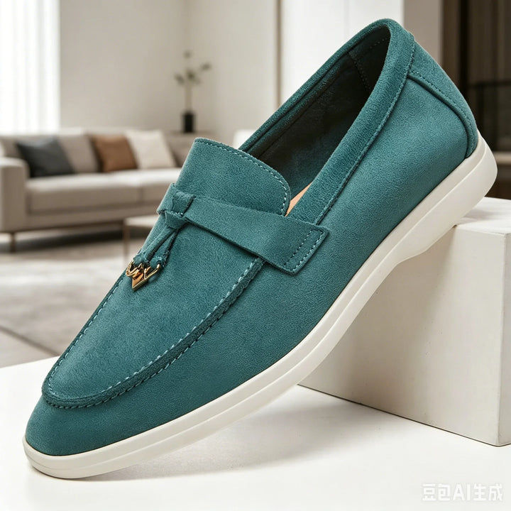 Gavin Suede Tassel Loafers