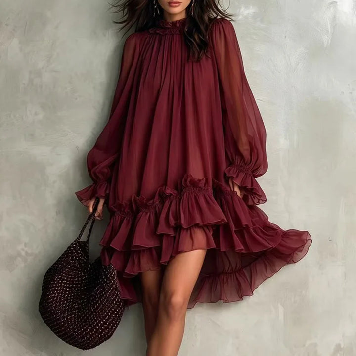 Marisette Tiered Ruffle Mini Dress