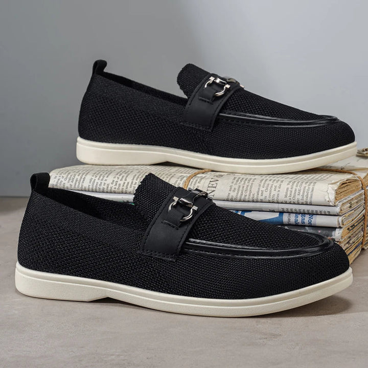 Luciano Breathable Knit Loafers