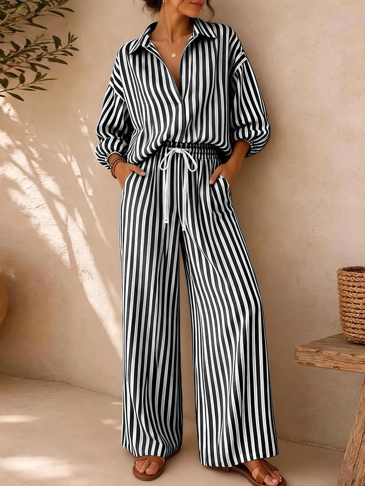 Shayla Striped Two-Piece Set